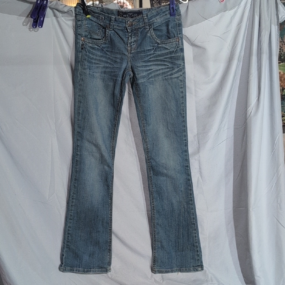 Urban Heritage Blue Boot Cut Jeans